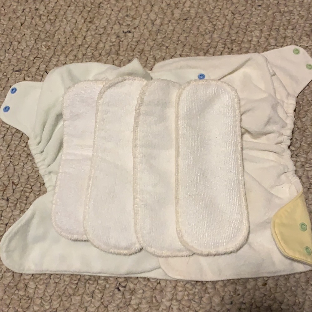 Lot of 11 Cloth Diapers - Thirsties, Swaddlebees, Totbots & Rumparooz - Picture 11 of 16